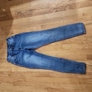 maurice's high rise jeans, medium to dark wash, size XS (short)